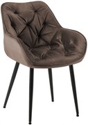 Stolička Tanna - zamat - Hnedá