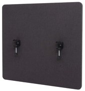 Akustický panel na stôl HWC-G75 - dvojstenná látka/textil - 60x65cm - hnedo-sivá