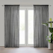 ZÁVES NA PÁSKE EVA MINGE REINA 135X270 CM ČIERNA