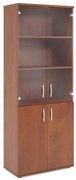 Vysoká skriňa Impress 74 x 37 x 190 cm, tmavý orech