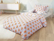 Bavlnené obliečky do postieľky LÍŠKA biele