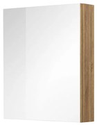 Mereo Mereo, Aira, kúpeľňová galérka 60 cm, zrkadlová skrinka, MER-CN715GR