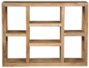 furniture-nabytek.cz - Rustikálna polica 130x90x35 z dreva mango