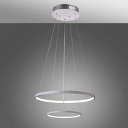 Závesné svietidlo Lune 50 dvojité okrúhle 40W LED 4000k Biela