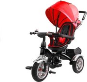 LEAN Toys Trojkolka PRO500 červená - ČIERNY RÁM