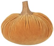 Oranžová textilná dekorácia tekvice Pumpkin L - Ø 15*12 cm