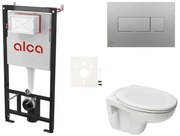 Cenovo zvýhodnený závesný WC set Alca do ľahkých stien / predstenová montáž + WC Ceramia S-Line Pre SIKOASP6