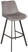 Barová stolička Luka tmavosivá