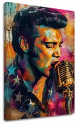 Obraz Elvis Presley - Zlatý hlas rock’n’rollu | 100% originál domaľovaný akrylom