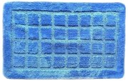 Kúpelňová predložka kocka Modrá 50x80 cm TiaHome