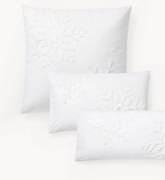 Obliečka na vankúš z bavlneného perkálu's motívom vločiek Vidal