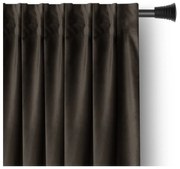 Hnedý zamatový dimout záves 140x270 cm – Restilo