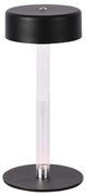 LED Stmievateľná nabíjacia stolná lampa LED/3W/5V 3000-6000K čierna