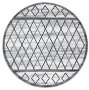 Koberec Young 954 sivý kruh