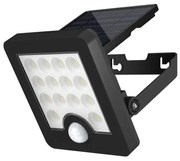 TOP LIGHT Svetlo nástenné Heleon PIR S, Čierna