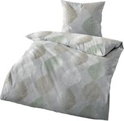 Biber obliečky Jesenné lístie, šedé%