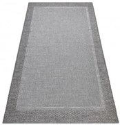 Koberec SIZAL BOHO 46201575 Ramka sivý