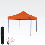 BRIMO Nožnicový stan 3x3 m – Rýchla montáž a 100% ochrana pre Párty a Oslavy - bez 3 stien - Oranžová 31