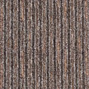 Metrážny koberec Lines 93 tmavohnedý