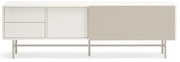 Béžovo-krémový TV stolík 180x56 cm Nube – Teulat