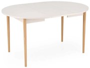 Jedálenský stôl Darren, krémová / buk