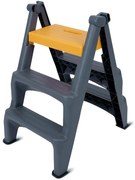 4Home Obojstranné plastové schodíky Dual, 3 stupne