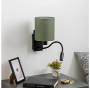 Brilagi - LED Nástenná lampa NUBILA 1xE27/25W/230V + LED/3W čierna/zelená