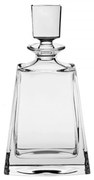 Sklenená fľaša na whisky, Crystal Bohemia, KATHRENE, 700 ml nízka