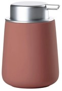 Svetločervený porcelánový dávkovač mydla 250 ml Nova – Zone
