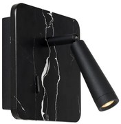 Lucide 77282/03/30 - LED Nástenné bodové svietidlo OREGON LED/4W/230V USB čierna