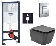 Závesný wc set do ľahkých stien / predstenová montáž Swiss Aqua Technologies Infinitio SIKOGRSIN12BE