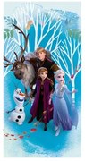 Jerry Fabrics Osuška Ľadové kráľovstvo Frozen 2 blue, 70 x 140 cm