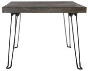 Odkladací stolík Paulownia sivé drevo, 54 x 28 cm