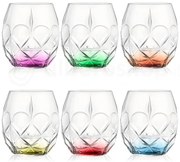 RCR ALKEMIST COLOR POHÁR 380ML SADA 6 KS