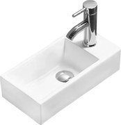 Mexen Inez, keramické umývadlo 40x20 cm, biela, 21484000L