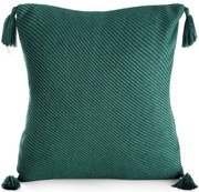DEKORAČNÁ OBLIEČKA NA VANKÚŠ POLY5 45X45 CM TMAVOZELENÁ