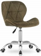 Hnedé kancelárske kreslo AVOLA VELVET