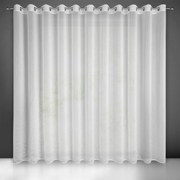 ZÁCLONA NA KRÚŽKOCH LUNA 300 CM X 250 CM BIELA