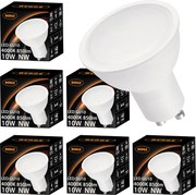 BERGE Sada 6 LED žiaroviek GU10 10W 850lm - neutrálná biela