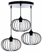 Prisadený luster BOCCA 3xE27/60W/230V