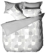 B.E.S. Petrovice Flanelové obliečky Nordic Grey, 140 x 200 cm, 70 x 90 cm