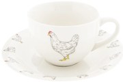 Šálka s podšálkom Little Chicken - 0,2l