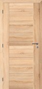 Solodoor Interiérové dvere rámové, 80 L, 850 × 1985 mm, fólie, ľavé, dub Mystic, plné