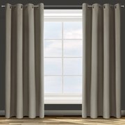 ZATEMŇOVACÍ ZÁVES NA KRÚŽKOCH PARISA 135X250 CM TMAVOBÉŽOVÁ