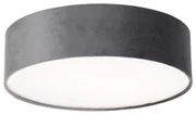 Moderné stropné svietidlo sivé 40 cm so zlatým vnútrom - Drum