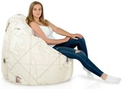 INTERMEDIC SK Sedací vak BAG Sako Design Columbia – 300 L, polyester, moderný motív Veľkosť: XXL