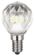 Dekoračná LED žiarovka E14 neutrálna 4000k 3w 330 lm crystal