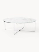 Okrúhly XL konferenčný stolík so sklenenou doskou Antigua