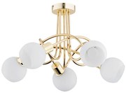 Prisadený luster ERYKA 5xE14/10W/230V zlatá