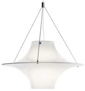 Závesná lampa Lokki 500, biela